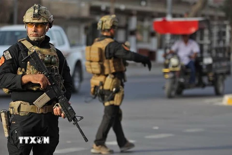Cảnh sát Iraq. (Nguồn: AFP/TTXVN)