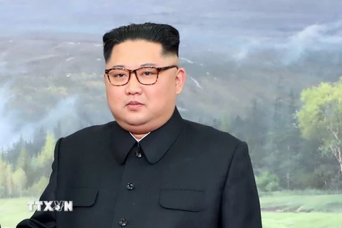 Nhà lãnh đạo Triều Tiên Kim Jong-un. (Ảnh: AFP/TTXVN)