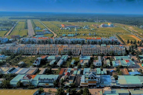 Một góc Khu công nghiệp-Đô thị Bàu Bàng. (Nguồn: baobinhduong)
