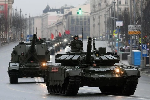 Xe tăng T-72B3 của Nga. (Nguồn: AFP/TTXVN)
