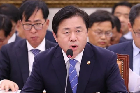 Bộ trưởng Đại dương và Ngư nghiệp Hàn Quốc Kim Young-choon. (Nguồn: Yonhap)