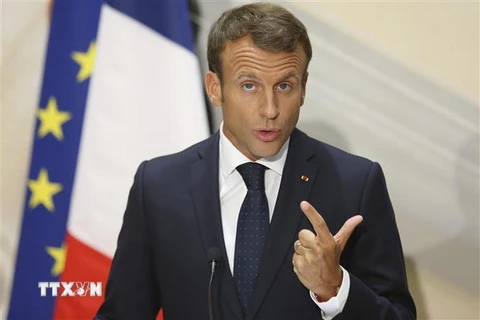 Tổng thống Pháp Emmanuel Macron. (Ảnh: THX/TTXVN)