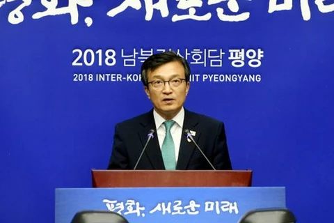 Người phát ngôn Phủ Tổng thống Kim Eui-keum. (Nguồn: nknews)