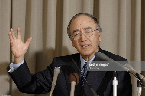 Chủ tịch Phòng Thương mại và Công nghiệp Nhật Bản Akio Mimura. (Nguồn: Getty Images)