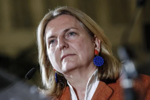 Ngoại trưởng Áo Karin Kneissl. (Nguồn: EPA)