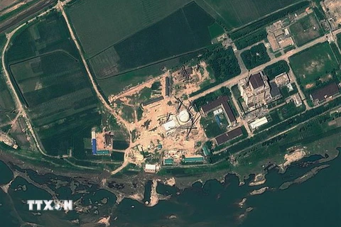 Ảnh chụp qua vệ tinh ngày 6/8/2012: Cơ sở hạt nhân Yongbyon của Triều Tiên. (Nguồn: AFP/TTXVN)