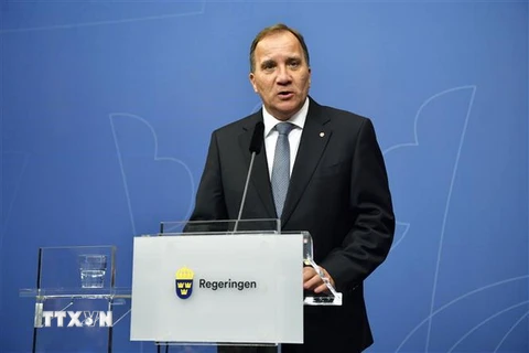 Thủ tướng Thụy Điển Stefan Lofven. (Ảnh: AFP/TTXVN)