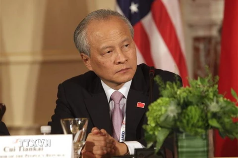 Đại sứ Trung Quốc tại Mỹ Thôi Thiên Khải. (Ảnh: AFP/TTXVN)