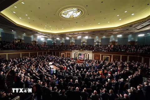 Toàn cảnh một phiên họp Quốc hội Mỹ ở Washington, DC. (Ảnh: UPI/Yonhap/TTXVN)