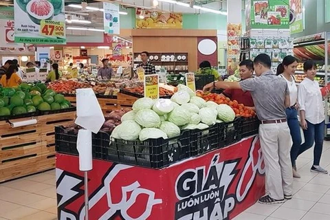 Nông sản Việt liên tục thực hiện chương trình kích cầu tiêu dùng. (Ảnh: Mỹ Phương/TTXVN)