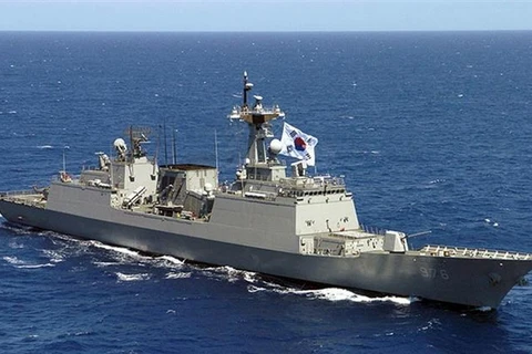 Tàu chiến của hải quân Hàn Quốc. (Nguồn: Courtesy of Wikipedia/TTTXVN) 