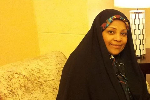 Phóng viên-người dẫn chương trình Marziyeh Hashemi. (Nguồn: aljazeera)