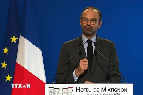 Thủ tướng Pháp Edouard Philippe. (Ảnh: AFP/TTXVN)