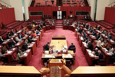 Một phiên họp của Thượng viện Australia. (Nguồn: Getty Images)