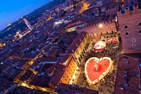 Lễ hội tình yêu ở Verona của Italy. (Nguồn: hellotravel)