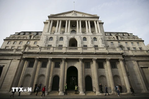 Trụ sở BoE tại thủ đô London. (Ảnh: AFP/TTXVN)