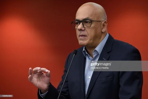 Bộ trưởng Thông tin Venezuela Jorge Rodriguez. (Nguồn: AFP/Getty Images)