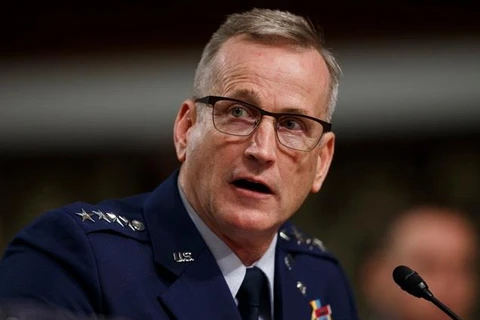 Ủy ban Quân vụ Thượng viện Mỹ Terrence O’Shaughnessy, Chỉ huy Bộ Tư lệnh Phòng thủ Không gian Bắc Mỹ (NORAD). (Nguồn: AP)