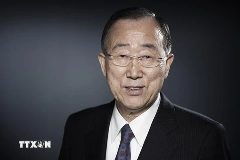 Cựu Tổng thư ký Liên hợp quốc Ban Ki-moon. (Ảnh: AFP/TTXVN)