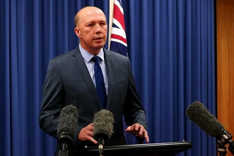 Bộ trưởng Nội vụ Australia Peter Dutton. (Nguồn: AAP)