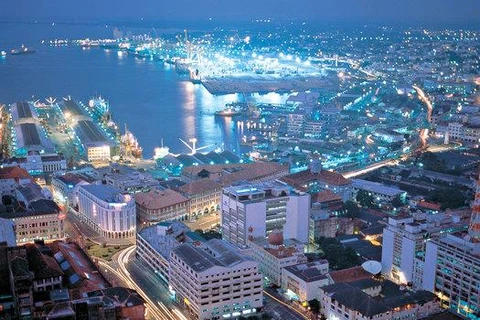 Thủ đô Colombo của Sri Lanka về đêm. (Nguồn: srilankaholidays)