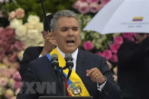 Tổng thống Colombia Ivan Duque. (Nguồn: AFP/TTXVN)