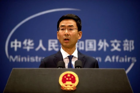 Người phát ngôn Bộ Ngoại giao Trung Quốc Cảnh Sảng. (Nguồn: AP)