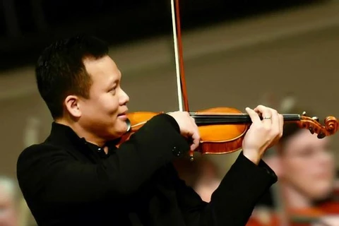 Nghệ sỹ violin Vũ Việt Chương. (Nguồn: thethaovanhoa)