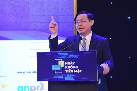 Phó Thủ tướng Vương Đình Huệ phát biểu tại hội thảo. (Nguồn: VGP)
