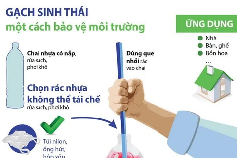 [Infographics] Gạch sinh thái - một cách bảo vệ môi trường