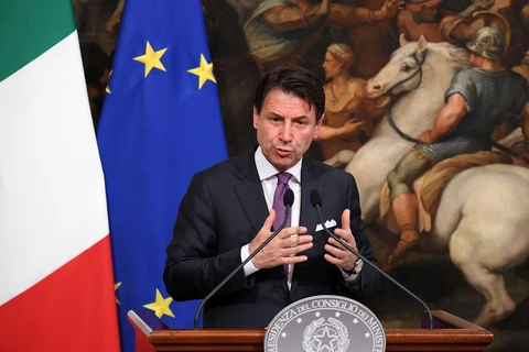 Thủ tướng Italy Giuseppe Conte. (Ảnh: THX/TTXVN)