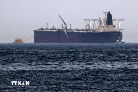 Tàu chở dầu thô Amjad của Saudi Arabia. (Ảnh: AFP/TTXVN)