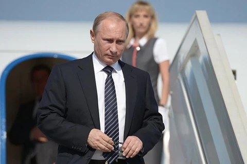 Tổng thống Nga Vladimir Putin đã đến Rome. (Nguồn: sputniknews)