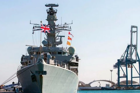 Tàu chiến HMS Duncan. (Nguồn: AFP/Getty Images)