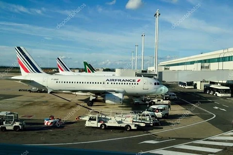 Máy bay của AirFrance đậu tại Sân bay quốc tế Leonardo da Vinci. (Nguồn: Stock Photo)