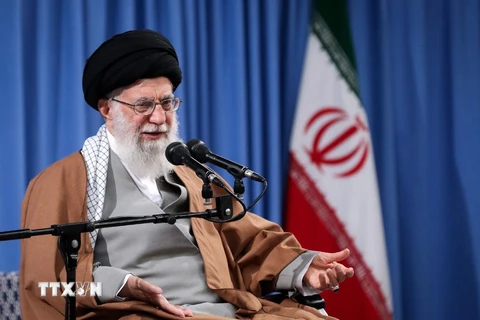 Lãnh tụ tinh thần tối cao Iran, Đại giáo chủ Ali Khamenei. (Ảnh: AFP/TTXVN)