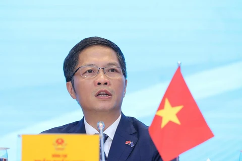 Bộ trưởng Bộ Công thương Trần Tuấn Anh. (Ảnh: Lâm Khánh/TTXVN)