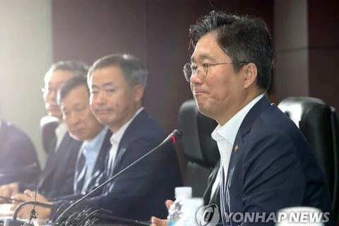 Bộ trưởng Công nghiệp Hàn Quốc Sung Yun-mo. (Nguồn: Yonhap)