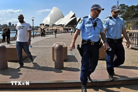 Cảnh sát Australia. (Ảnh: AFP/TTXVN)