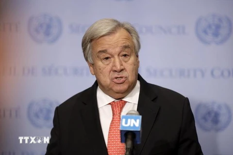 Tổng thư ký Liên hợp quốc Antonio Guterres. (Ảnh: THX/TTXVN)