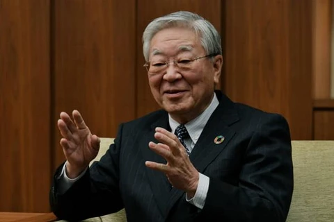 Chủ tịch Liên đoàn doanh nghiệp Nhật Bản (Keidanren) Hiroaki Nakanishi. (Nguồn: japantimes)