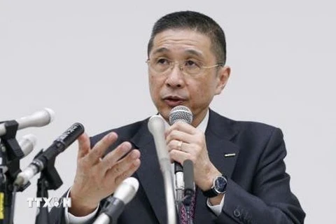 Giám đốc điều hành (CEO) Công ty sản xuất ôtô Nissan Motor Co. của Nhật Bản Hiroto Saikawa. (Ảnh: Kyodo/TTXVN)