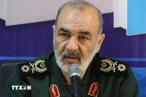 Tư lệnh Lực lượng Vệ binh Cách mạng Hồi giáo Iran Hossein Salami. (Ảnh: IRNA/TTXVN)