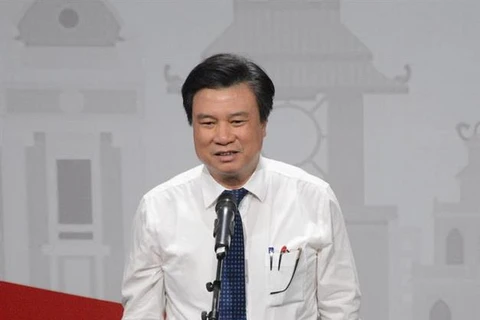 Thứ trưởng Bộ Giáo dục và Đào tạo Nguyễn Hữu Độ phát biểu tại Diễn đàn. (Nguồn: moet.gov)