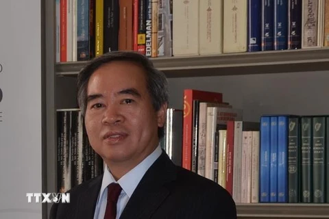 Trưởng Ban kinh tế Trung ương Việt Nam Nguyễn Văn Bình. (Ảnh: Toàn Trí/TTXVN)