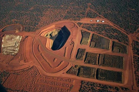 Một mỏ đất hiếm ở miền Tây Australia. (Ảnh: AFP/TTXVN)