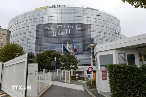 Trụ sở hãng Renault tại Boulogne Billancourt, gần Paris của Pháp. (Ảnh: AFP/TTXVN)