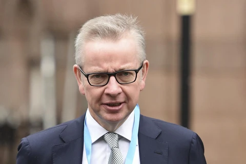 Bộ trưởng phụ trách điều phối kế hoạch Brexit không thỏa thuận Michael Gove. (Ảnh: AFP/TTXVN)