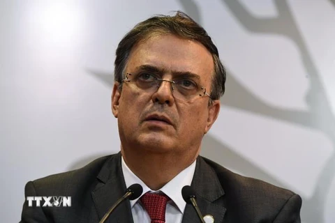 Ngoại trưởng Mexico Marcelo Ebrard. (Ảnh: AFP/TTXVN)