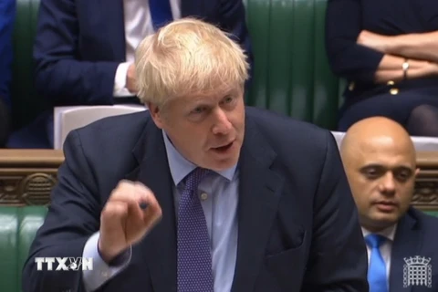 Thủ tướng Anh Boris Johnson. (Ảnh: AFP/TTXVN)